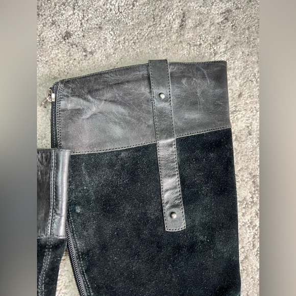 ETIENNE AIGNER knee high horse but hardware black riding boots - Picture 3 of 10